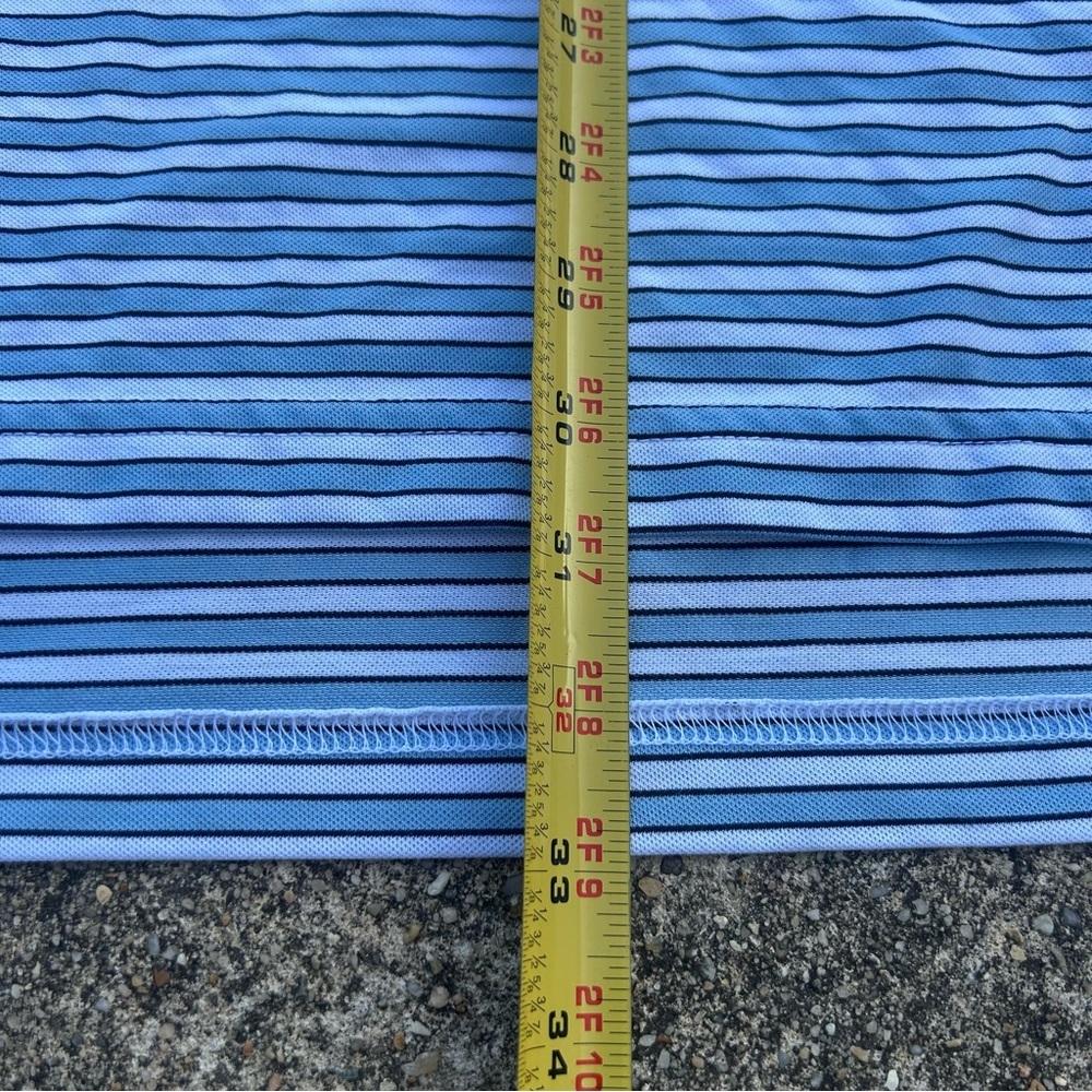 Polo by Ralph Lauren Blue Striped Polo Shirt - Picture 4 of 7